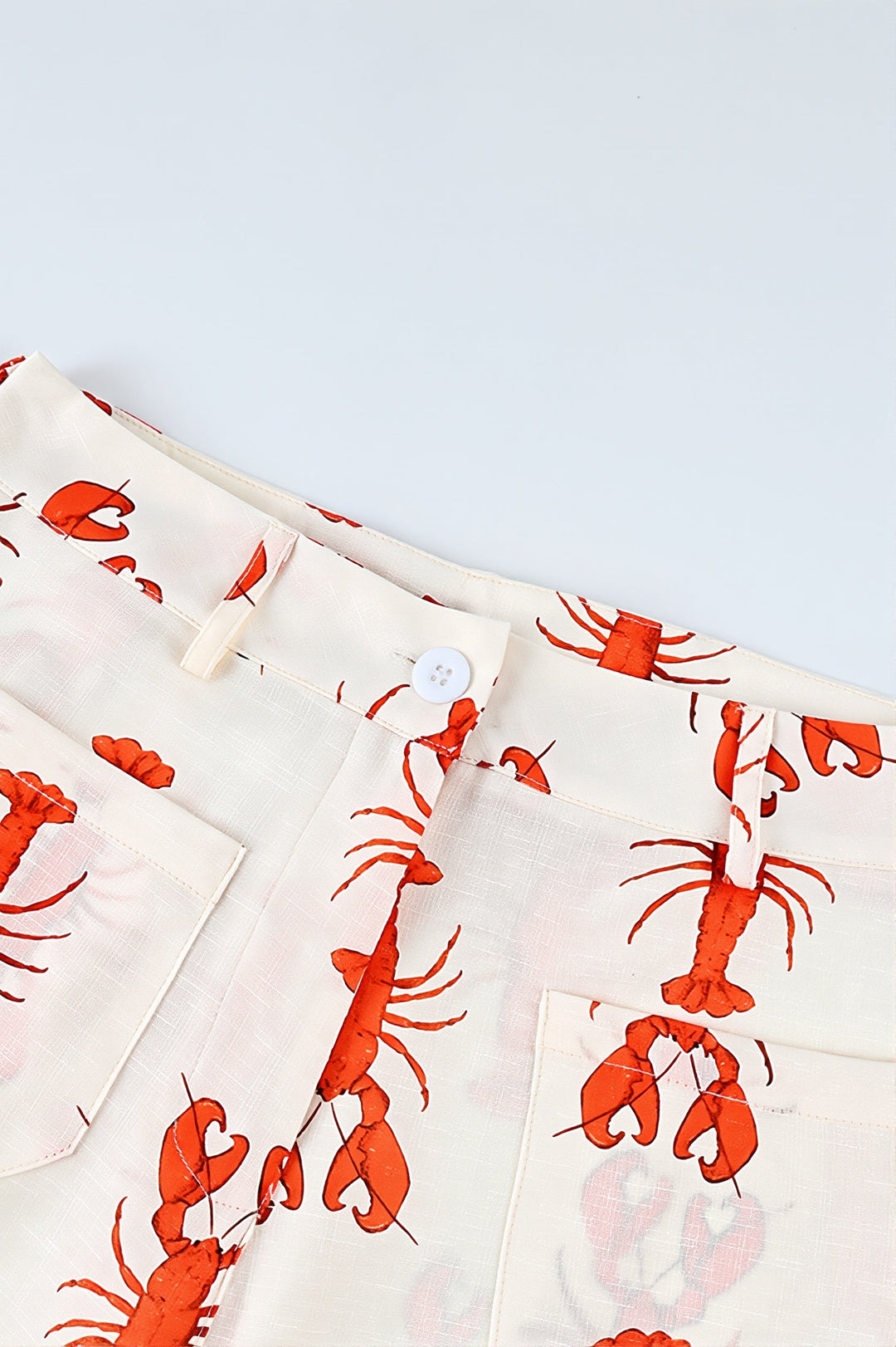 Gerade Hose Damen | Hoher Bund & Auffälliger Print