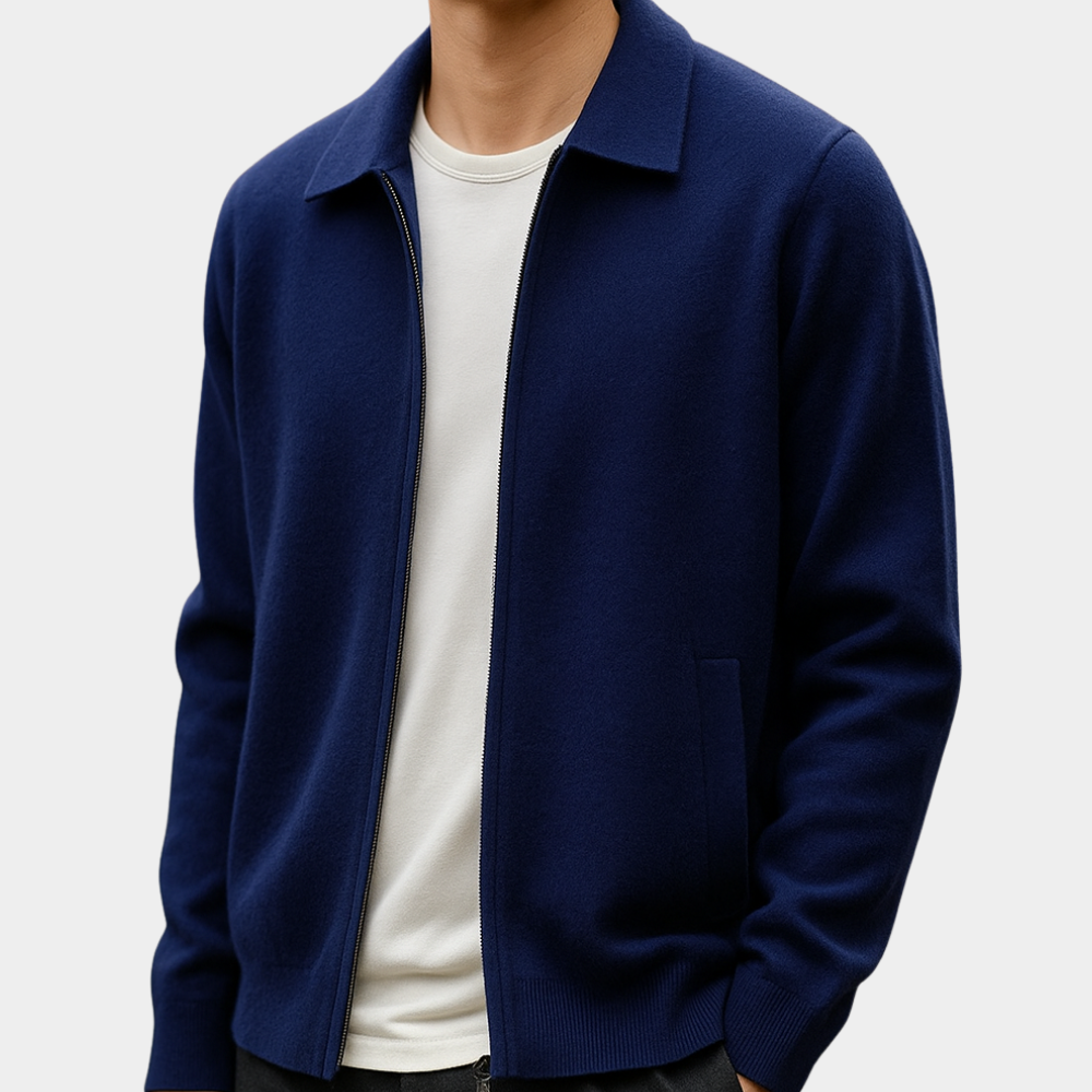Strickjacke Herren | Reißverschluss & Wärmeisolierung 7