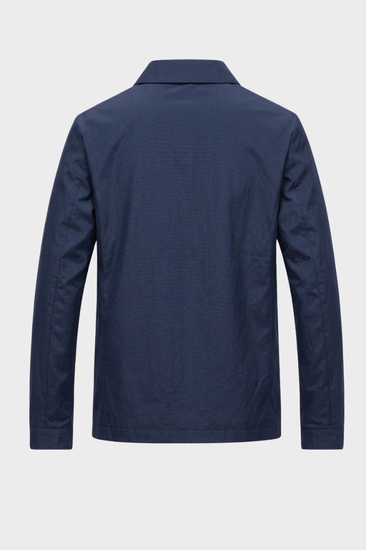 Herren Jacke Harrington Umlegekragen hüftlang mit Frontreißverschluss
