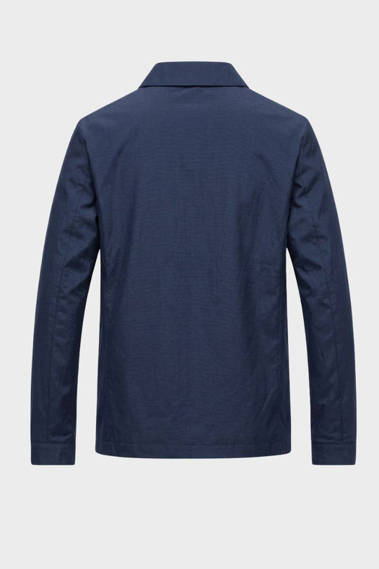 Herren Jacke Harrington Umlegekragen hüftlang mit Frontreißverschluss