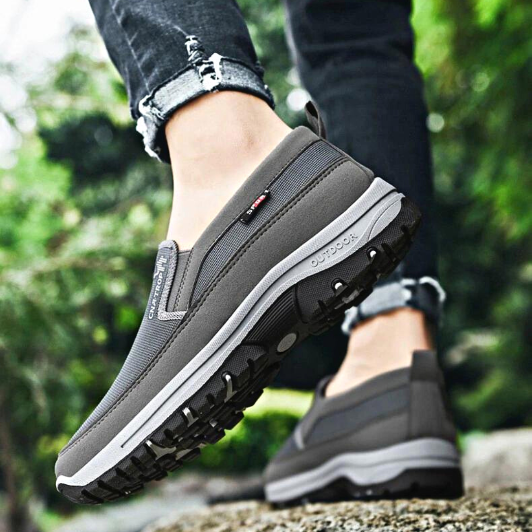Herren Wanderschuhe Slip On Rutschfest Atmungsaktiv 4