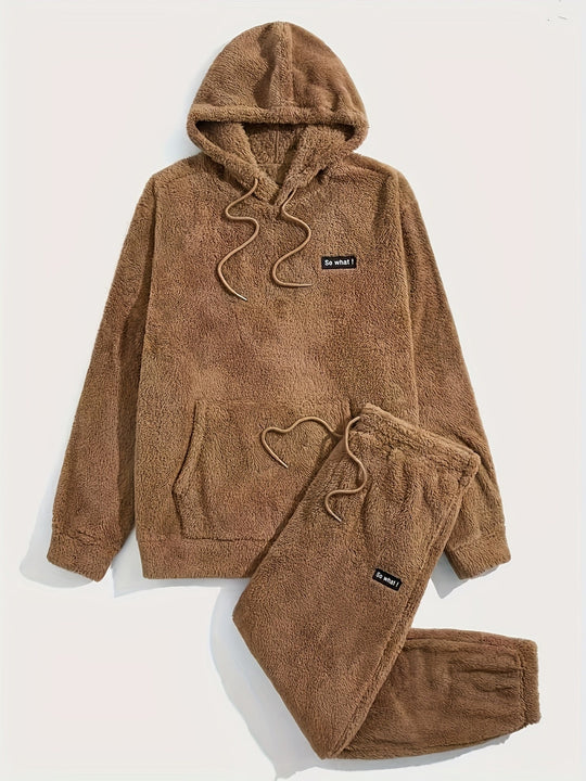 Teddy_Pyjama_Heren_Joggingbroek_Trui_Warm_Comfortabel_Victoria_Mae