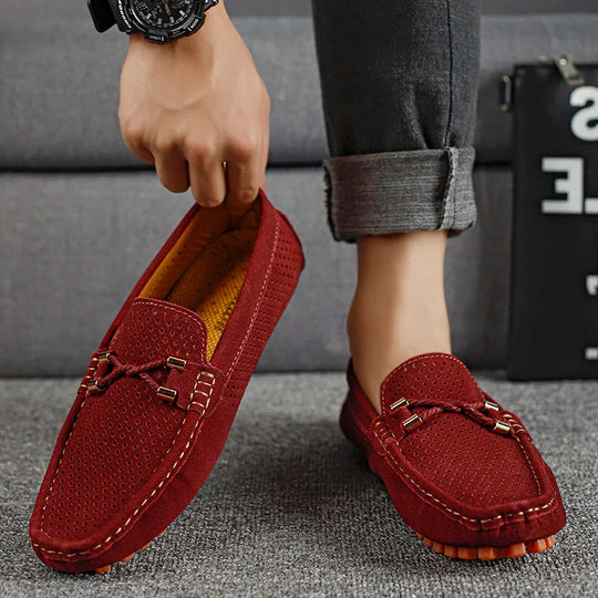 Herren Schuhe Atmungsaktiv Business Freizeit Komfort 11