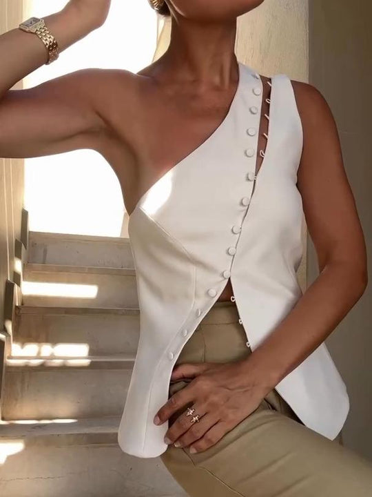 ARIELLE – MODERNE ASYMMETRISCHE ONE-SHOULDER TOP 4