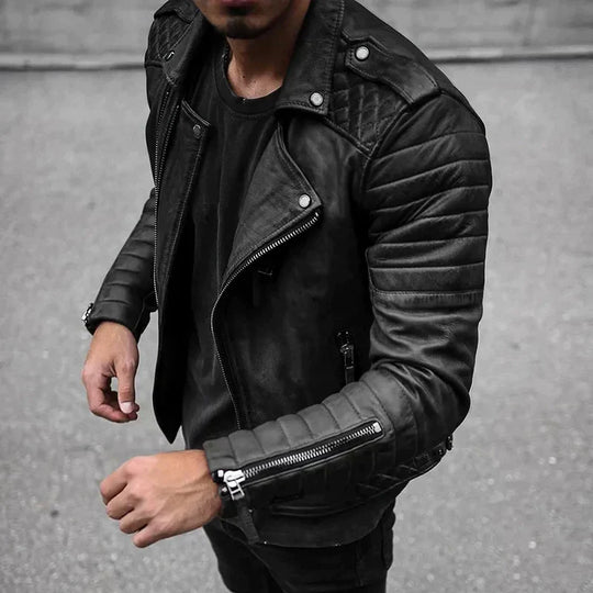 Herren Jacke klassischer Schnitt Stehkragen mit Reißverschluss zeitlos 4