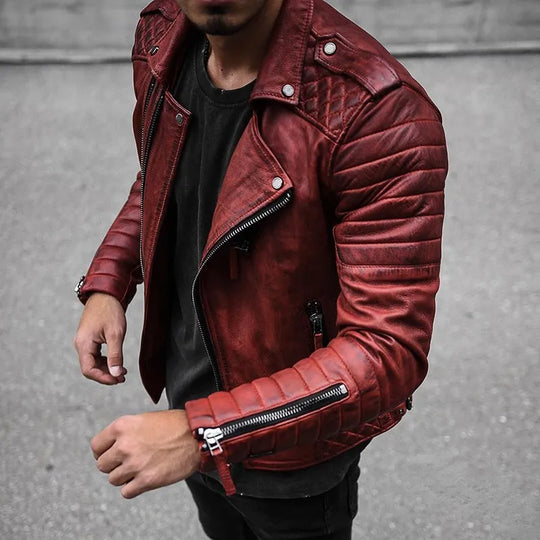 Herren Jacke klassischer Schnitt Stehkragen mit Reißverschluss zeitlos 1