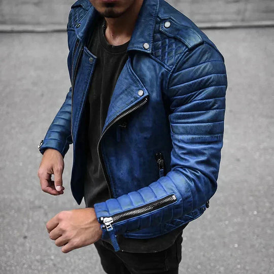 Herren Jacke klassischer Schnitt Stehkragen mit Reißverschluss zeitlos 3