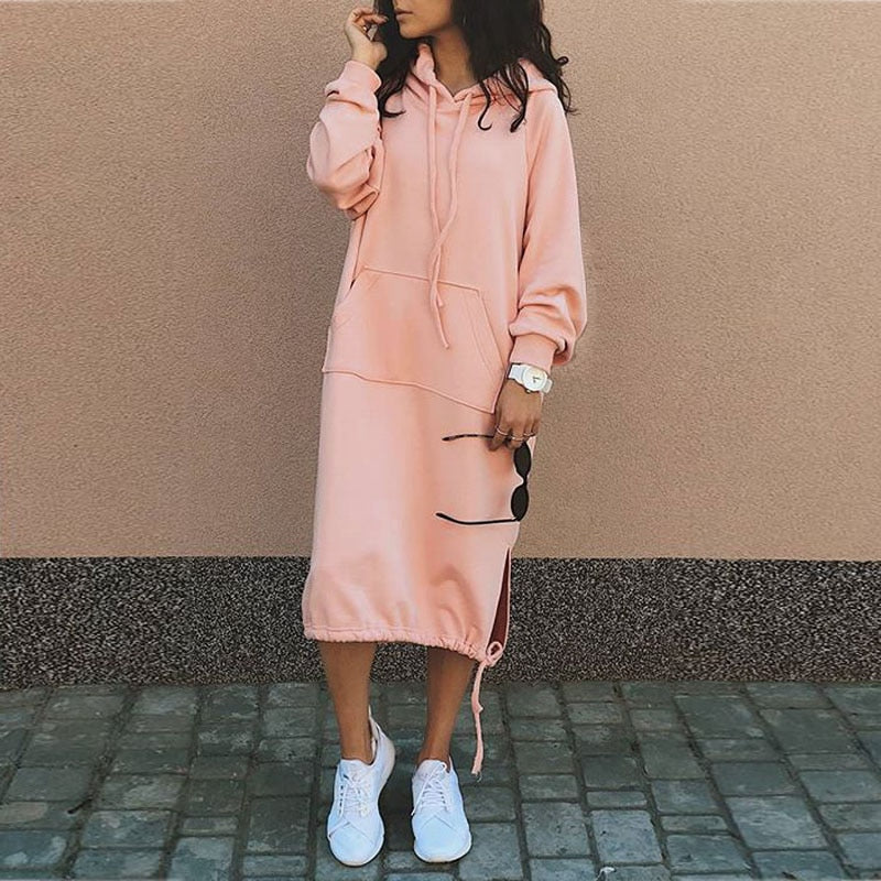 Aleid™ | Lange hoodie in Europese en Amerikaanse stijl 3