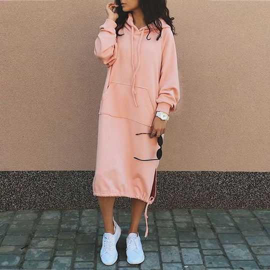Aleid™ | Lange hoodie in Europese en Amerikaanse stijl 3