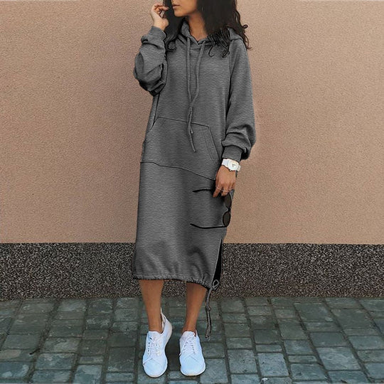 Aleid™ | Lange hoodie in Europese en Amerikaanse stijl 5
