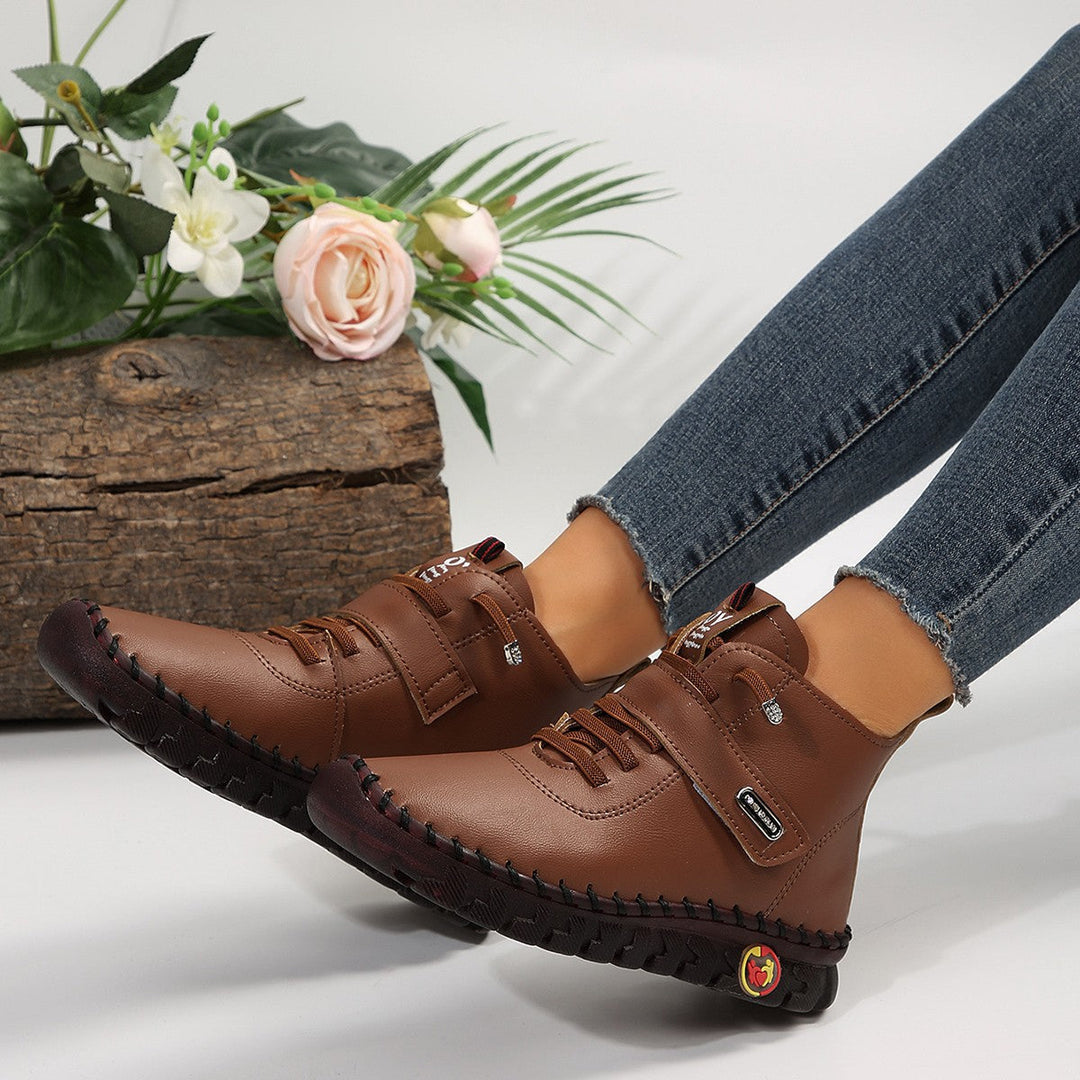 Ankle Boots Damen | Klettverschluss & Rutschfeste Sohle
