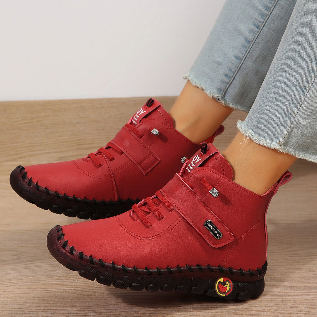Ankle Boots Damen | Klettverschluss & Rutschfeste Sohle