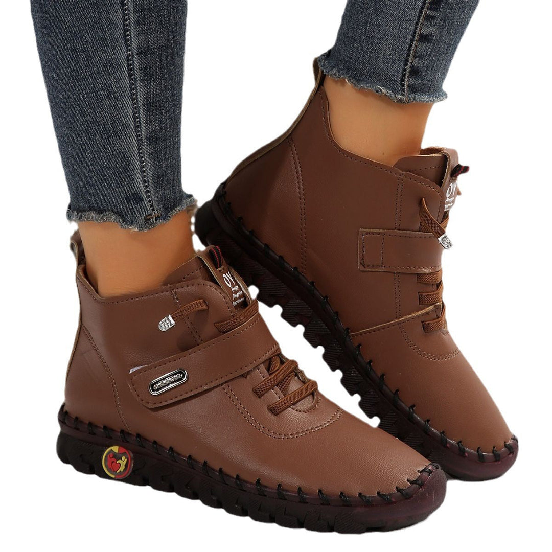 Ankle Boots Damen | Klettverschluss & Rutschfeste Sohle