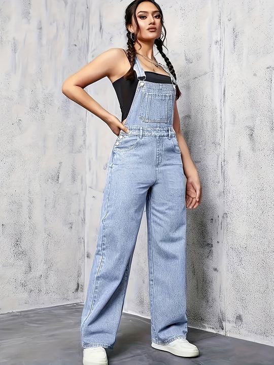Ärmelloser Jeans-Jumpsuit Damen - Erah