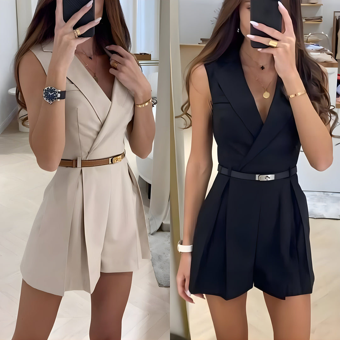 Ärmelloser Mini-Playsuit Damen - Rosalie