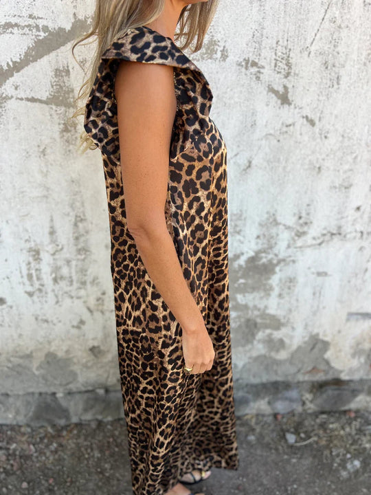 Ärmelloser Sommer-Jumpsuit Damen mit Leopardenprint - Jessica 5
