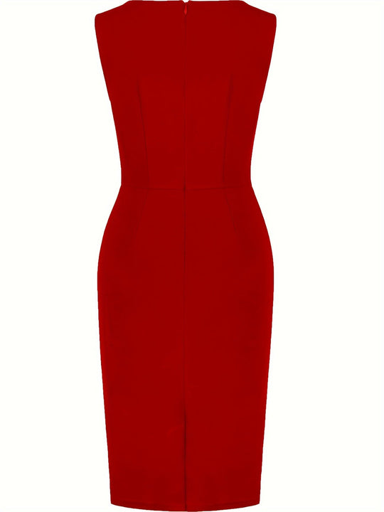 Ärmelloses Mini-Bodycon-Kleid Damen - Nora 5
