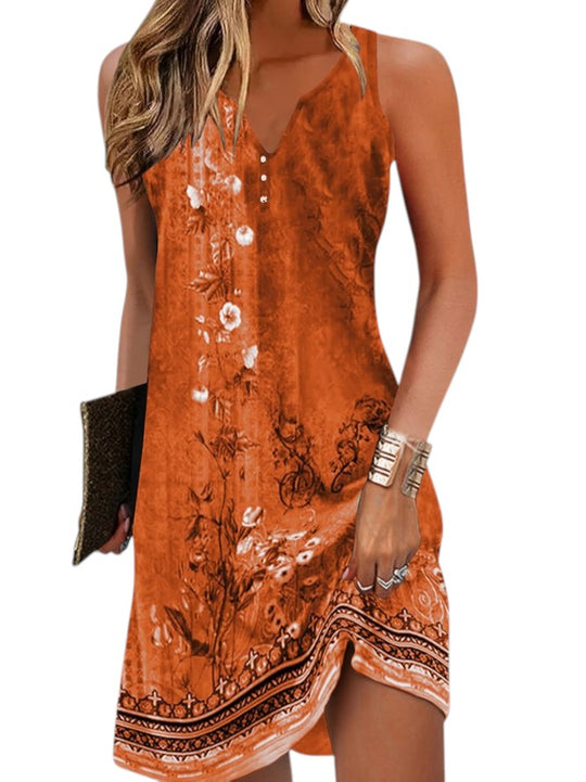 Ärmelloses Mini-Sommerkleid Damen - Cindy 10