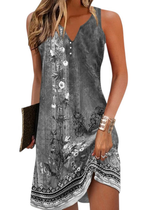 Ärmelloses Mini-Sommerkleid Damen - Cindy 2