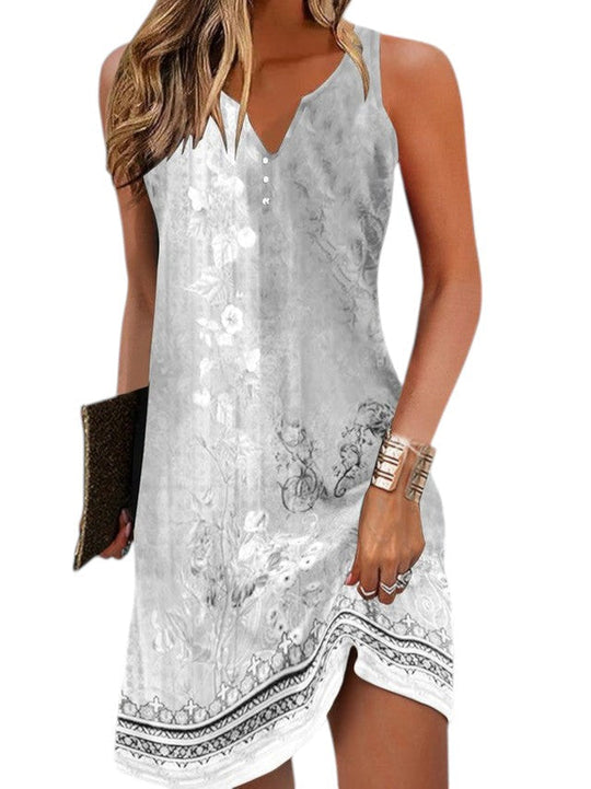 Ärmelloses Mini-Sommerkleid Damen - Cindy 9