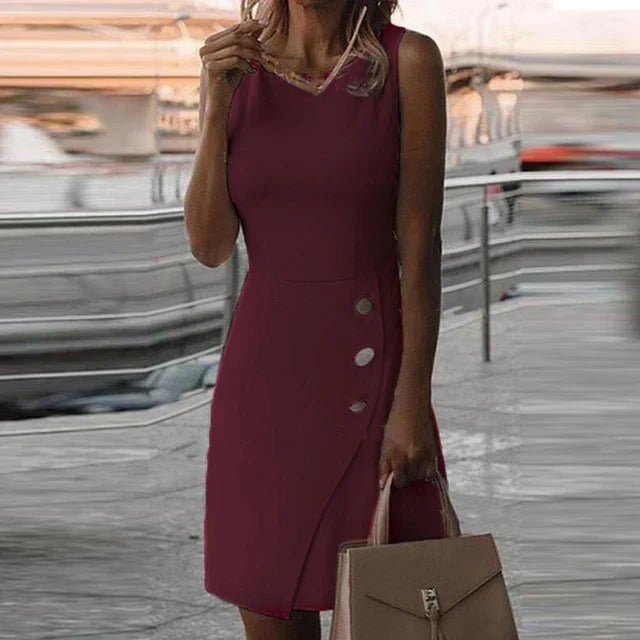 Ärmelloses Mini-Sommerkleid Damen - Tina