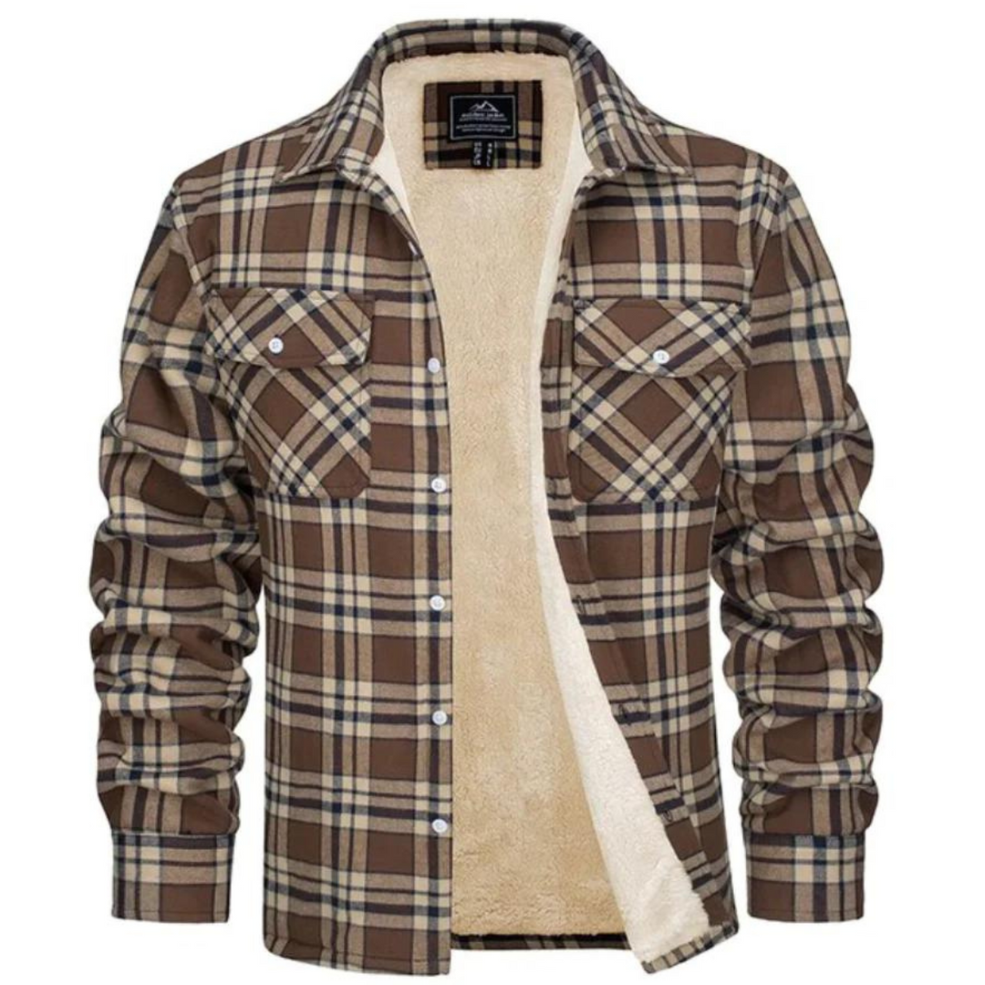 Arvid | Herrenjacke Kariert mit Fleecefutter 8