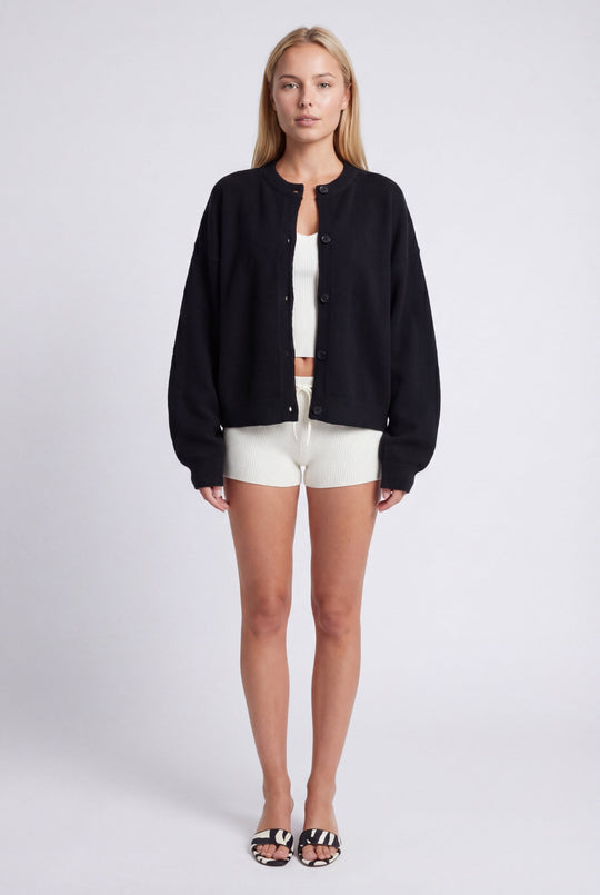 Astra Vest Dames | Oversized Pasvorm met Hoge Ronde Halslijn 2