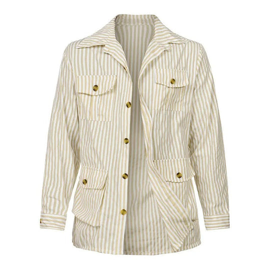 Herren Taillierte Jacke Gürtel Reißverschluss Taschen Design 1