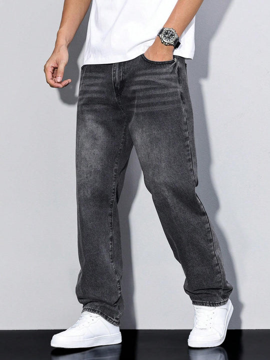Baggy Jeans Herren | Weite Jeans mit Washed-Look 9