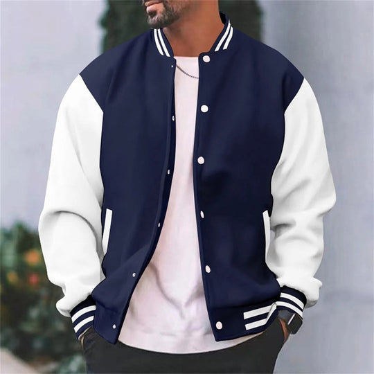 Baseballjacke Herren | Rippbündchen 2