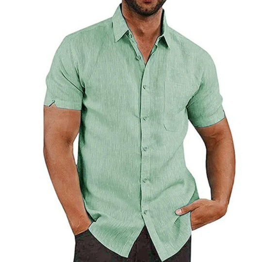 Beeckhoven™ | Ademend Linnen Heren Shirt 0
