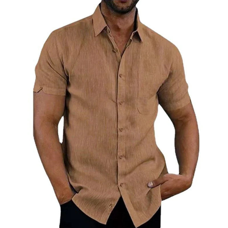 Beeckhoven™ | Ademend Linnen Heren Shirt 5