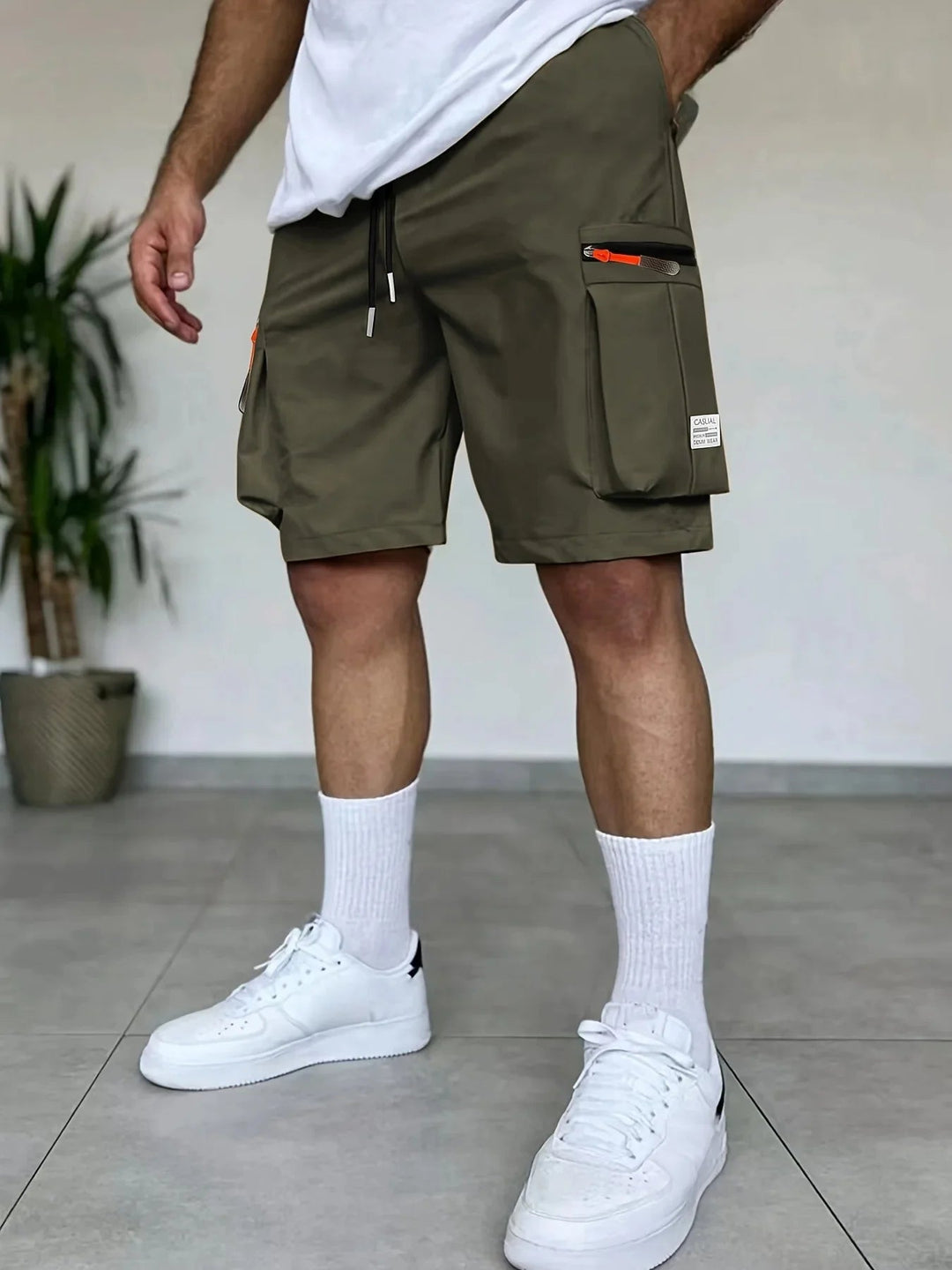 Beeckhoven™ | Cargo Stretch Jogger Short voor Heren 0