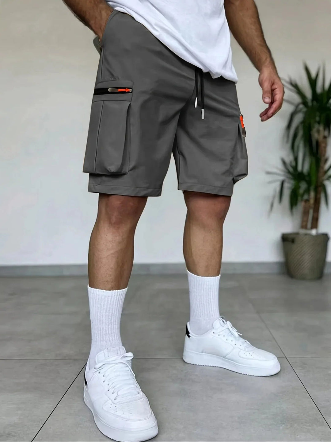 Beeckhoven™ | Cargo Stretch Jogger Short voor Heren 4