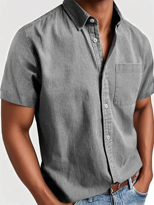 Beeckhoven™ | Elegant Heren Overhemd Met Korte Mouwen 3