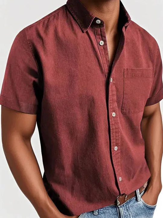Beeckhoven™ | Elegant Heren Overhemd Met Korte Mouwen 7