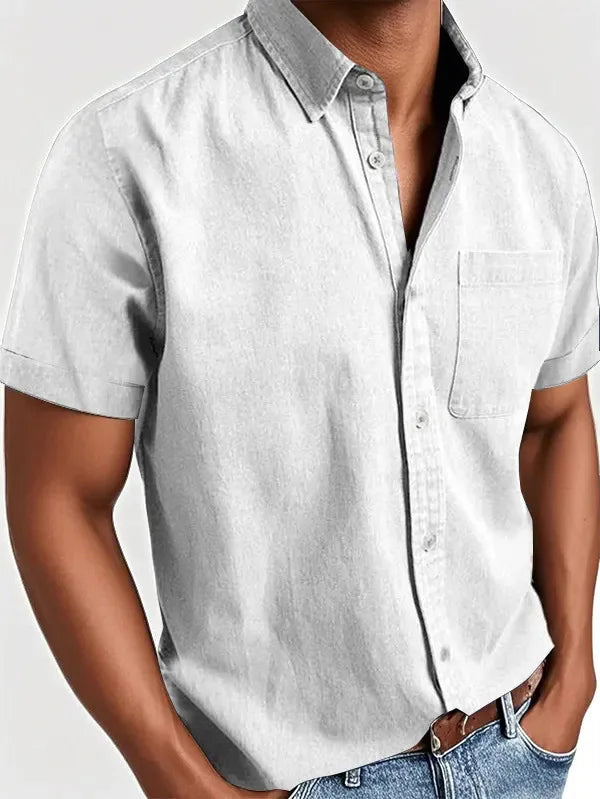 Beeckhoven™ | Elegant Heren Overhemd Met Korte Mouwen 8