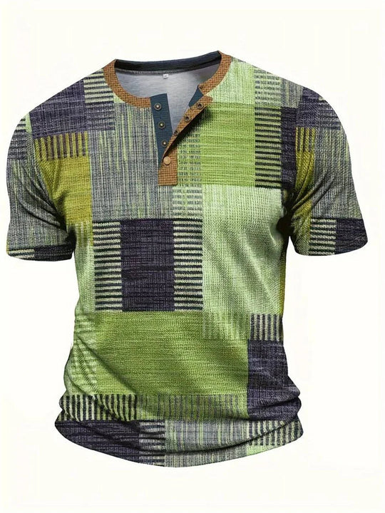 Beeckhoven ™ | Kleurrijk Heren Shirt Met Korte Mouwen 2