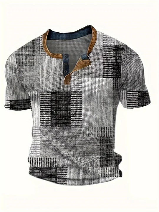 Beeckhoven ™ | Kleurrijk Heren Shirt Met Korte Mouwen 3