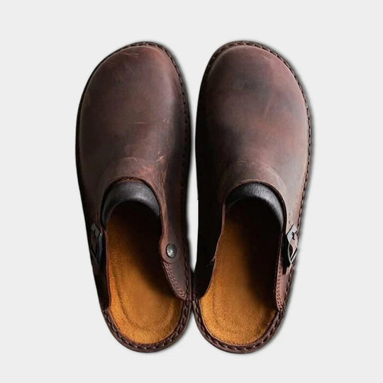 Benno - Hoogwaardige Lederslippers voor Ultiem Comfort
