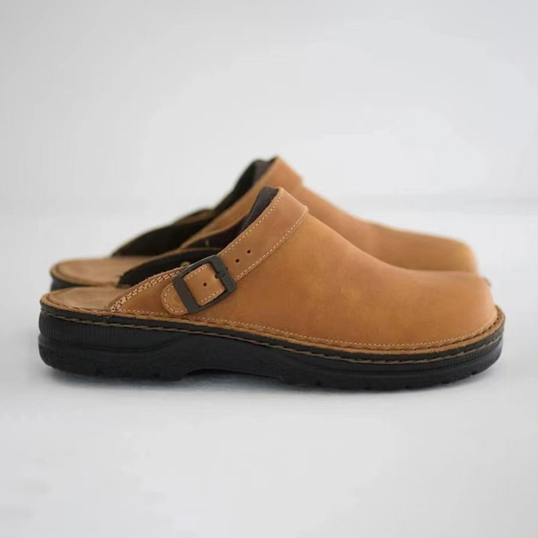 Benno - Hoogwaardige Lederslippers voor Ultiem Comfort