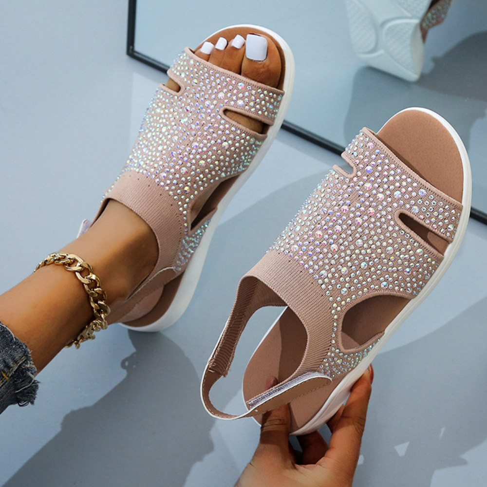 Bequeme Slide-Sandalen Damen - Sara