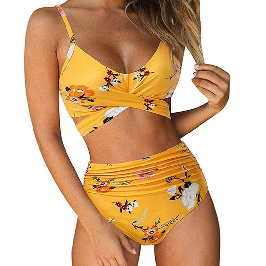 Bikini Dames | Hoge Taille & Flatterend Wikkel Top