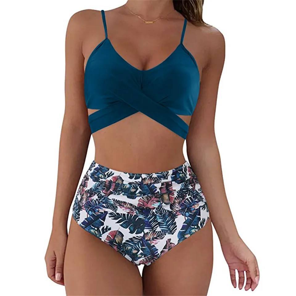 Bikini Dames | Hoge Taille & Flatterend Wikkel Top