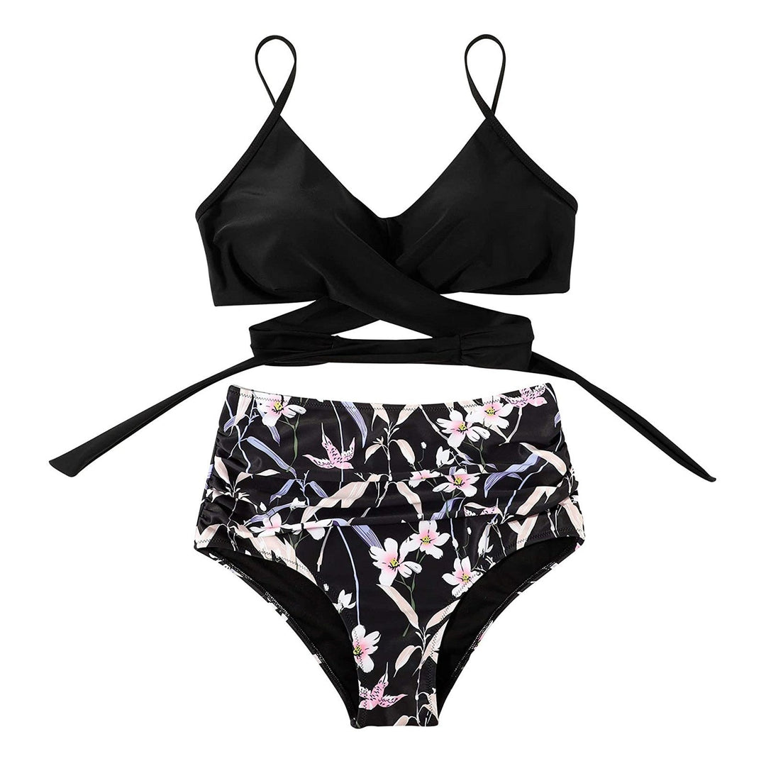 Bikini Dames | Hoge Taille & Flatterend Wikkel Top