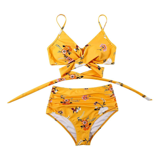 Bikini Dames | Hoge Taille & Flatterend Wikkel Top
