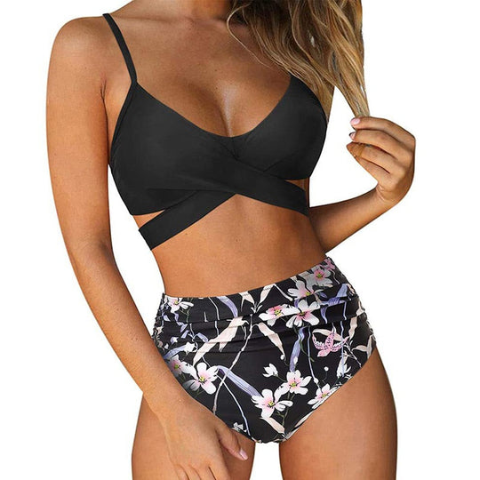Bikini Dames | Hoge Taille & Flatterend Wikkel Top