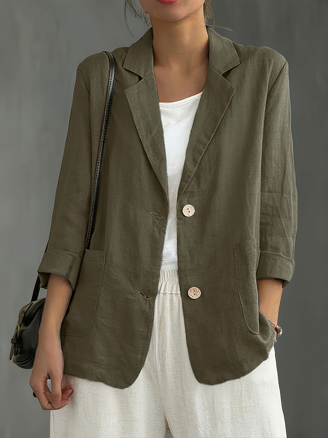 Blazer Damen | Lockere Passform & Krempelärmel 3