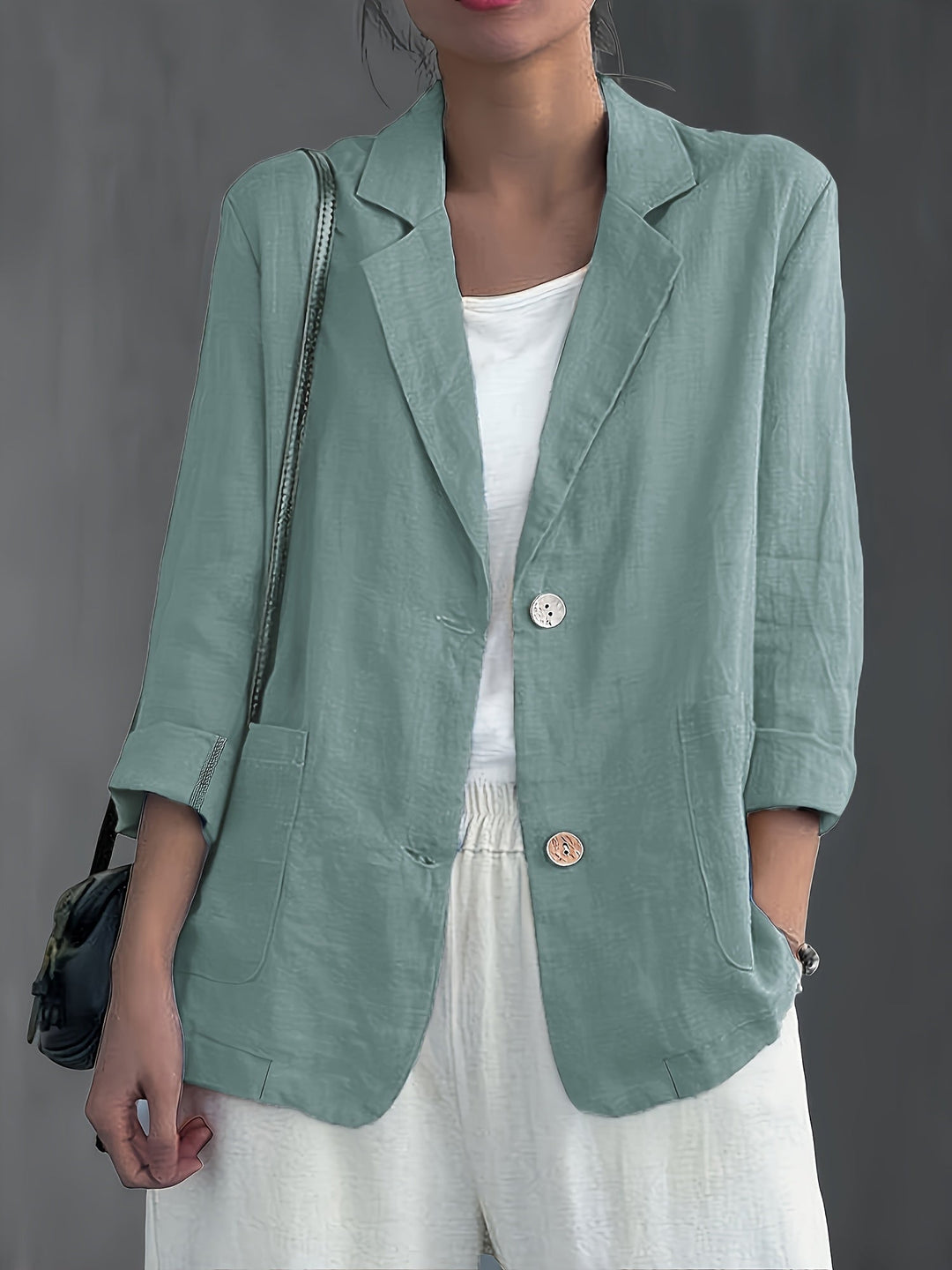 Blazer Damen | Lockere Passform & Krempelärmel 4