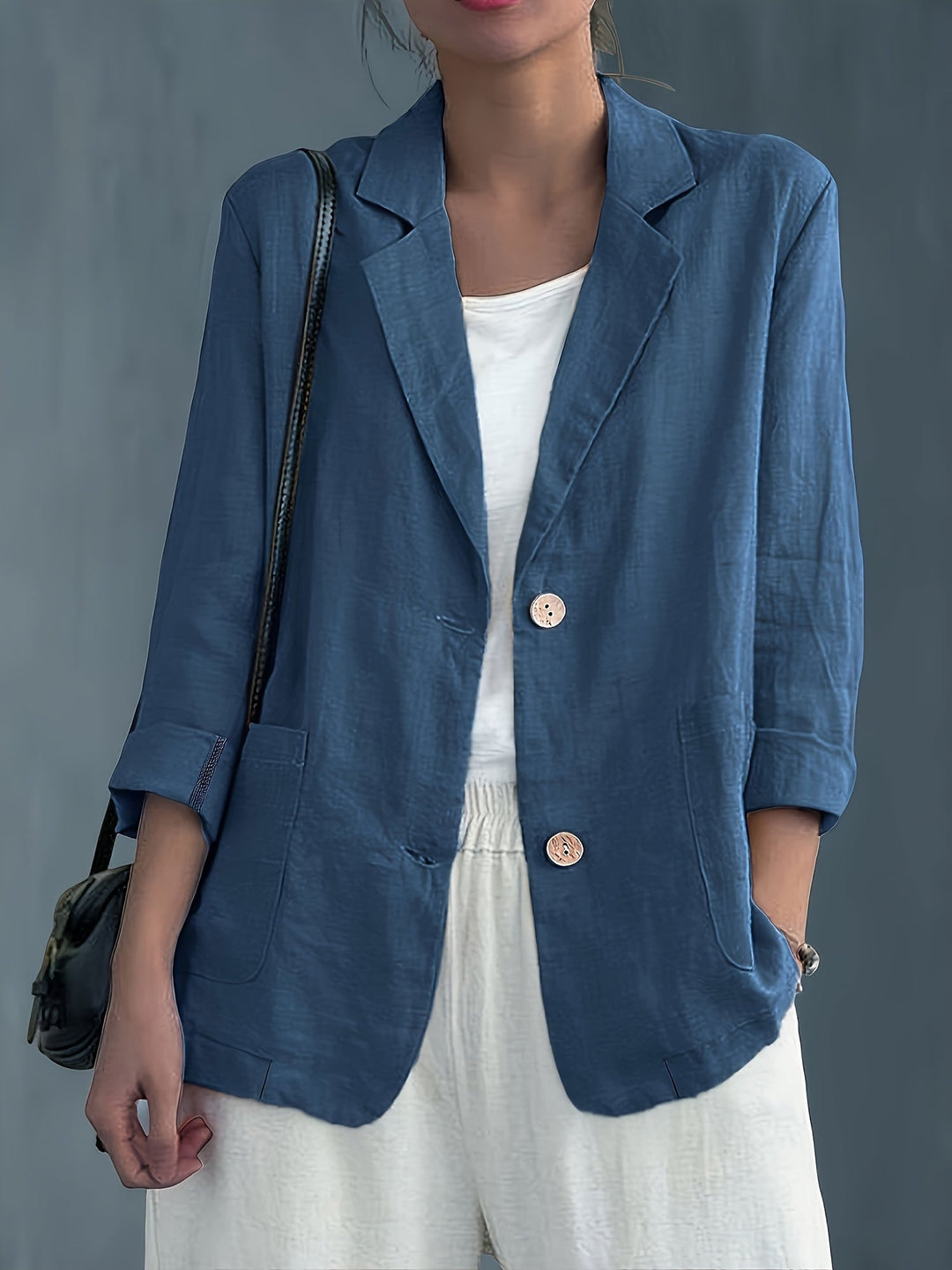 Blazer Damen | Lockere Passform & Krempelärmel 5